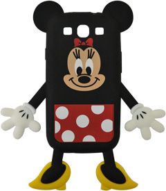 Case Minnie Silicone 3D - S3